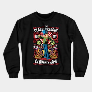 circus Classique illustration Crewneck Sweatshirt